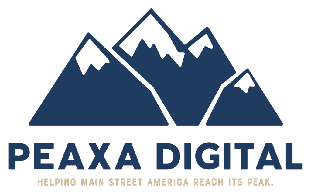 Peaxa Digital Mountain Logo
